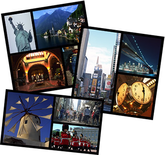 フォトコラージュ  お気に入りの写真を合成し、自分だけの作品が作れる