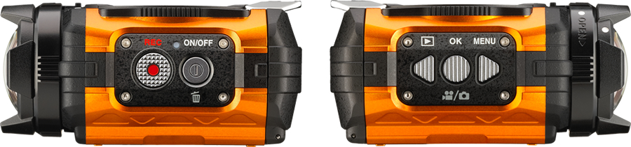 押しやすい大型操作ボタン採用