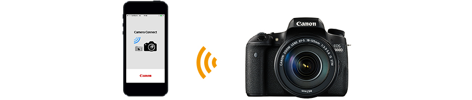 「Camera Connect」でリモート操作、スマートフォンやタブレットへ画像送信。