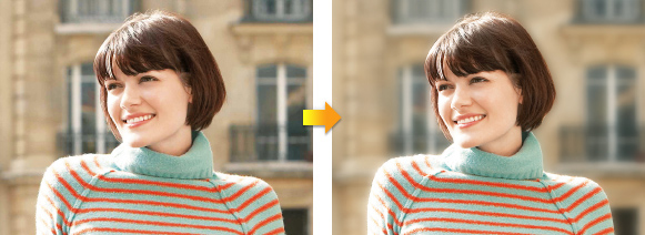 ぼかしコントロール機能 