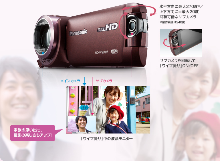 Panasonic[パナソニック] HC-W570M｜イチオシ!デジタルカメラ｜カメラ 
