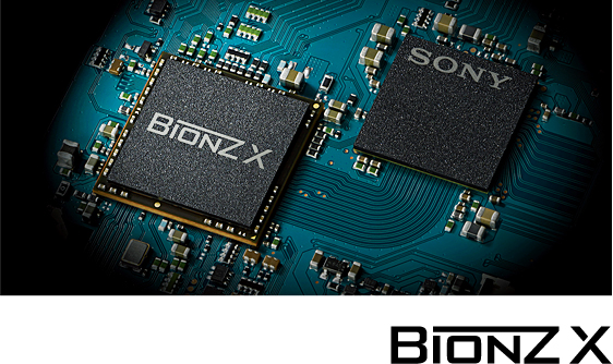 高解像度と高速レスポンスを実現する、画像処理エンジン「BIONZ X（ビオンズ エックス）」