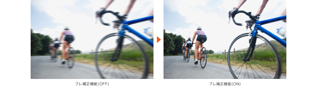 「空間光学ブレ補正」搭載