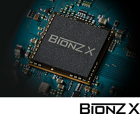 画質処理能力がアップ。新世代の高速画質処理エンジン「BIONZ X」