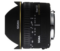 「15mm F2.8 EX DG DIAGONAL FISHEYE」