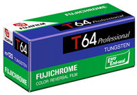 「フジクローム　T64　プロフェッショナル」ブローニーサイズ
