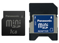 「1GB miniSDカード・RP-SS01GBJ1K」
