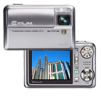 製品写真：EXILIM Hi-ZOOM EX-V7 シルバー