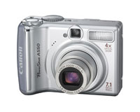 製品写真：PowerShot A550