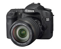 製品写真：EOS 40D EF-S17-85mm F4-5.6 IS USM装着時