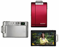 製品写真：サイバーショット DSC-T200