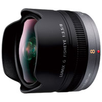 製品写真：LUMIX G FISHEYE 8mm/F3.5