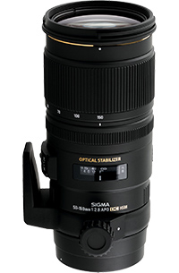 製品写真：シグマ APO 50-150mm F2.8 EX DC OS HSM キヤノン用