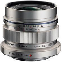 製品写真：オリンパス M.ZUIKO DIGITAL ED 12mm F2.0