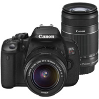 製品写真：キヤノン EOS Kiss X6i ダブルズームキット