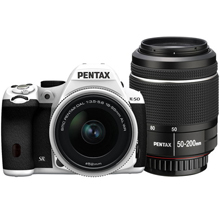 製品写真：ペンタックス K-50 ダブルズームキット ホワイト