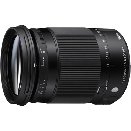 製品写真： 18-300mm F3.5-6.3 DC MACRO OS HSM キヤノン用