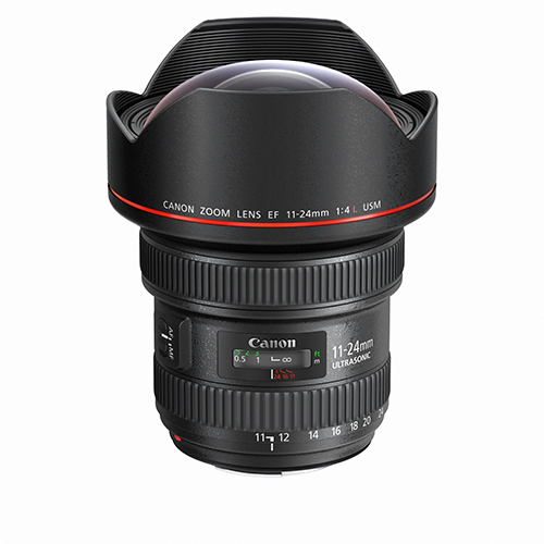 製品写真：キヤノン EF11-24mm F4L USM