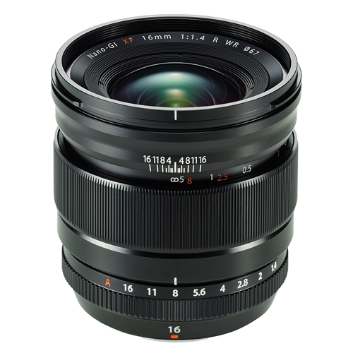 製品写真：フジフイルム XF16mm F1.4 R WR