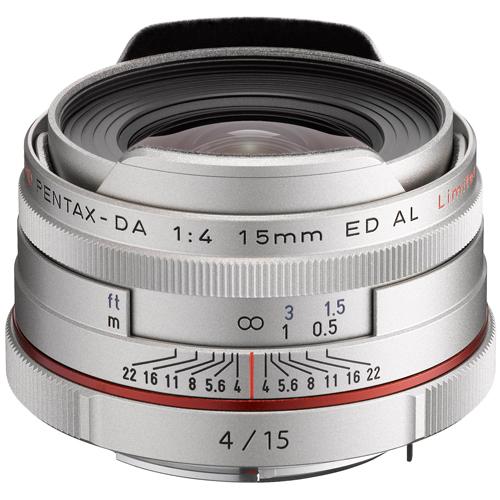 製品写真：ペンタックス HD PENTAX-DA 15mm F4 ED AL Limited シルバー