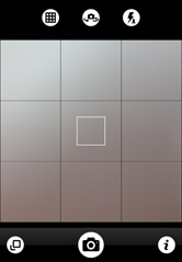 カメラマークタップで、撮影！