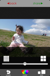 モザイクの色や大きさを選べます！