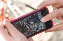 タップした場所にピント