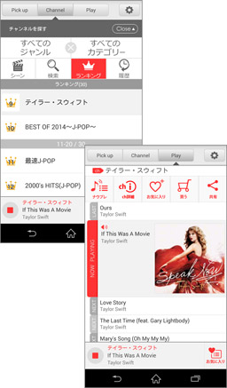 お気に入りのチャンネルを集めて自分だけのリストを作れる！