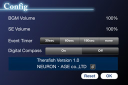 青い海の中を泳ぐ美しい魚たちを眺めましょう！