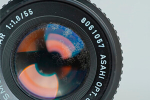 レンズにカビがあるカメラ