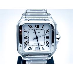 CARTIER サントスLM WSSA0018 シルバー