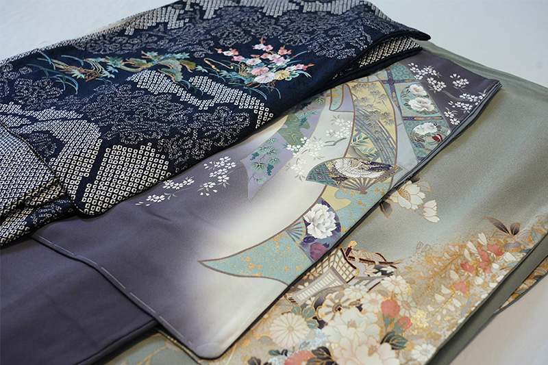 着る機会の無くなった訪問着をまとめて買取